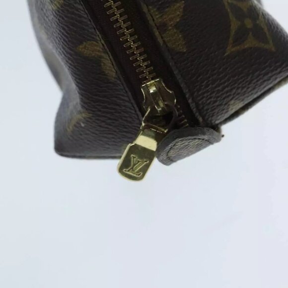 LOUIS VUITTON Monogram Trousse Demi Ronde Cosmetic Pouch M47520 LV Auth 95989 - Picture 9 of 16